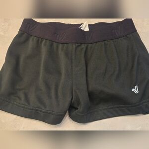 Cute Black Varsity Spirit Dance Shorts. Size Small.